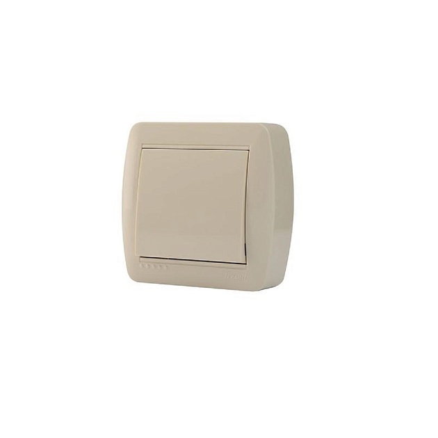 Кнопка звонка Lezard Demet кремовый 711-0300-103 Фото № 1