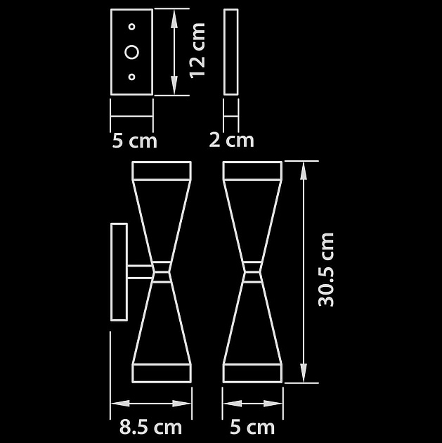 Бра Lightstar Punto 807626 изображение 2 Бра Lightstar Punto 807626 Фото № 2