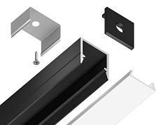 Профиль алюминиевый накладной AMBRELLA LIGHT ILLUMINATION GP1650BK 5