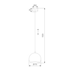 Подвесной светильник TK Lighting 10174 Zoe 1