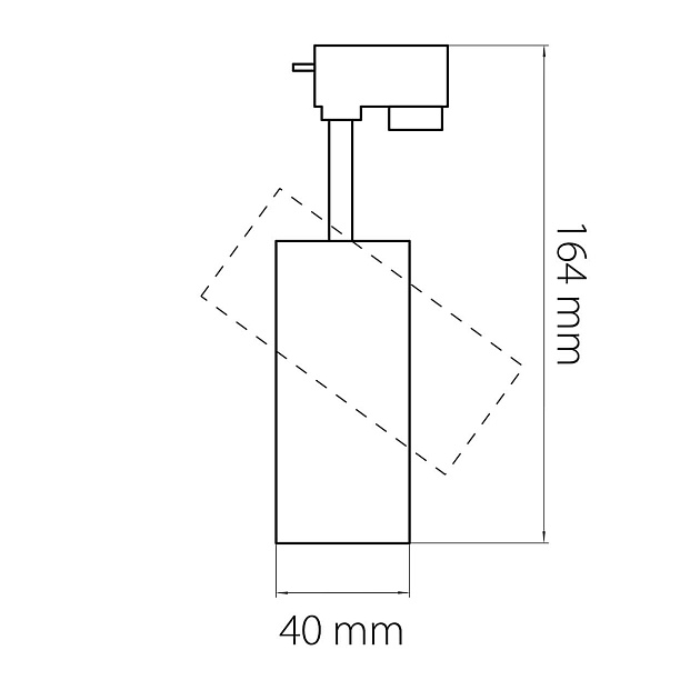 Трековый светодиодный светильник Lightstar Volta 227237 Фото № 3