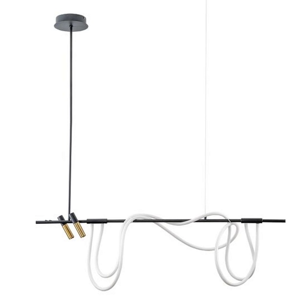 Подвесная светодиодная люстра Arte Lamp Klimt A2850SP-45BK Фото № 1
