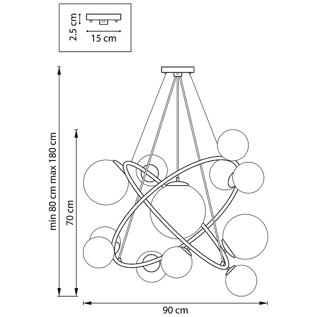 Подвесная люстра Lightstar Croco 815410 Фото № 2