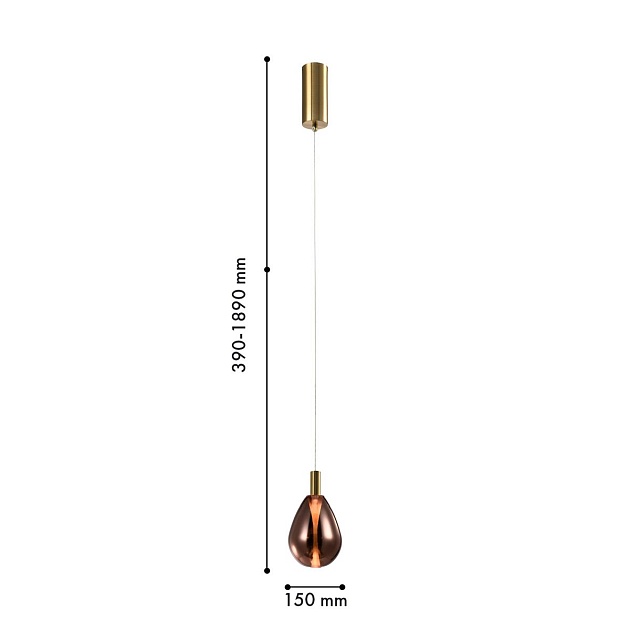 Подвесной светодиодный светильник Favourite Hopper 4256-1P изображение 2 Подвесной светодиодный светильник Favourite Hopper 4256-1P Фото № 2