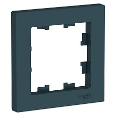 Рамка 1-постовая Systeme Electric AtlasDesign изумруд ATN000801