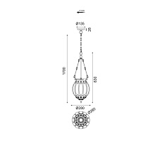 Подвесной светильник Vele Luce Helen VL4266P23 4