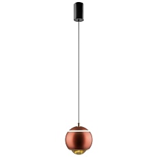 Подвесной светодиодный светильник Crystal Lux Caro SP Led Red 1