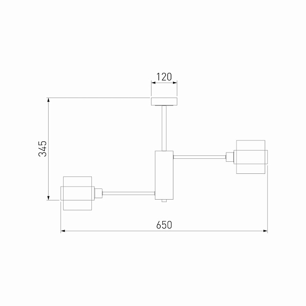 Потолочная люстра Eurosvet Arcada 70127/6 черный/дымчатый изображение 3 Потолочная люстра Eurosvet Arcada 70127/6 черный/дымчатый Фото № 3