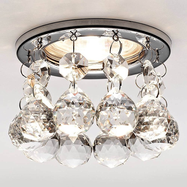 Встраиваемый светильник Ambrella light Crystal K2051 CH/CL Фото № 2