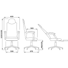 Офисное кресло AksHome Adrian чёрный, сетка 69999 1