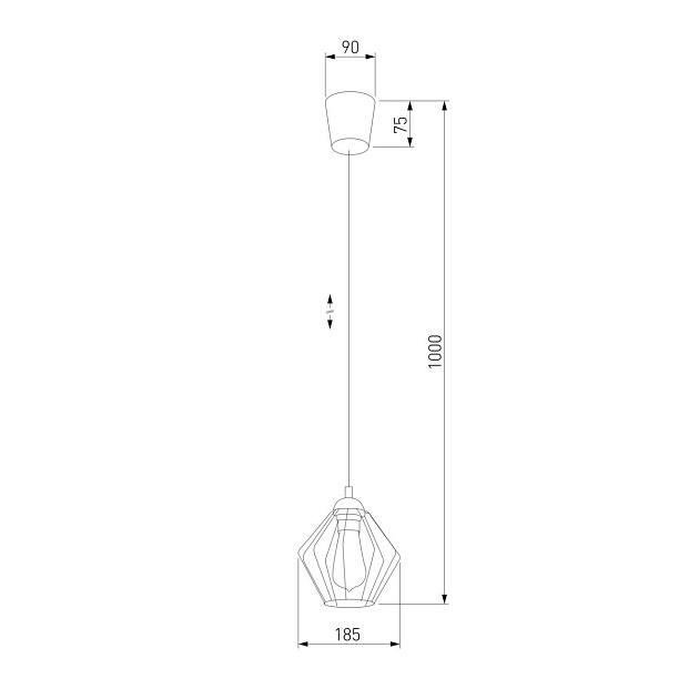 Подвесной светильник TK Lighting 1642 Galaxy 1 Фото № 2