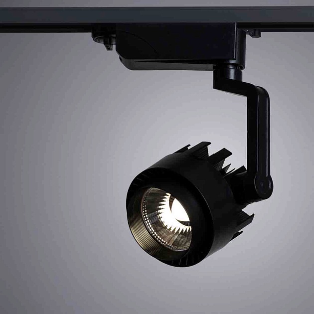 Трековый светодиодный светильник Arte Lamp Vigile A1610PL-1BK Фото № 3