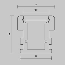 Алюминиевый профиль встраиваемый Maytoni Led Strip 636016 1