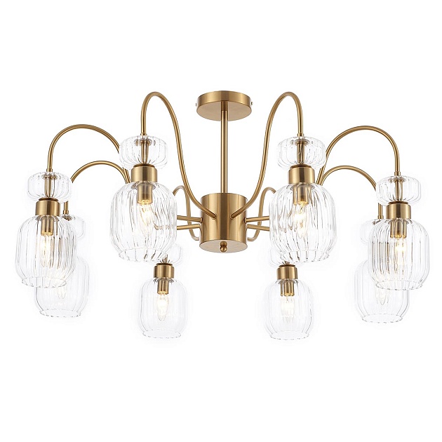 Потолочная люстра Escada Gloss 1141/8PL Clear Фото № 8