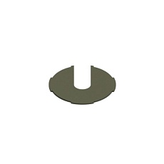COMP Задняя крышка MAGNETIC под диаметр 58мм пепельно-зеленый