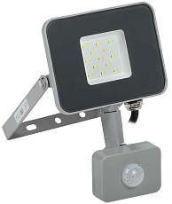 Прожектор светодиодный СДО 07-10Д с датчиком движения IP54 серый IEK LPDO702-10-K03
