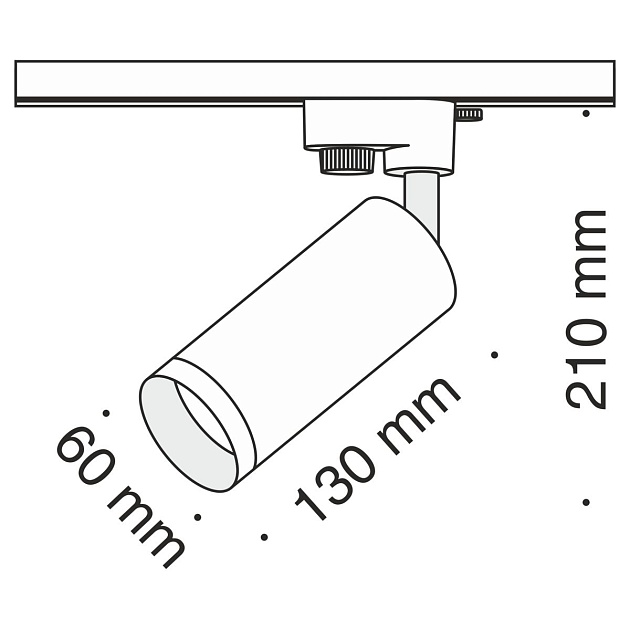 Трековый светильник Maytoni Track TR004-1-GU10-W Фото № 4