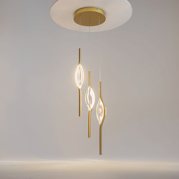 Подвесная светодиодная люстра Maytoni Foresight MOD347PL-L24BS3K Фото № 7