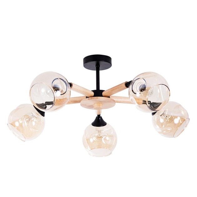 Потолочная люстра Arte Lamp Branson A4370PL-5BR Фото № 1