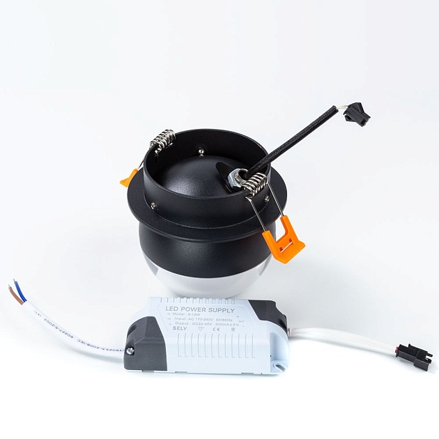 Встраиваемый светодиодный спот Arte Lamp Deneb A7249PL-1BK Фото № 2
