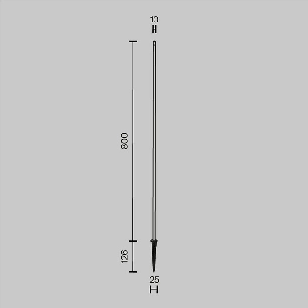 Ландшафтный светодиодный светильник Maytoni Spear O441FL-L1GF3K1 Фото № 2