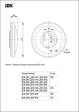 Настенно-потолочный светодиодный светильник IEK ДПБ LDPB0-3101-12-4000-K01 1