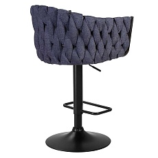 Стул барный DOBRIN LEON (синяя ткань (LAR-275-29)) 9690-LM LEON 1