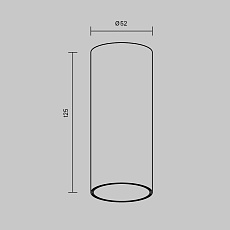 Потолочный светодиодный светильник Maytoni Technical Focus Led C056CL-L12B2.7K-W-B 1