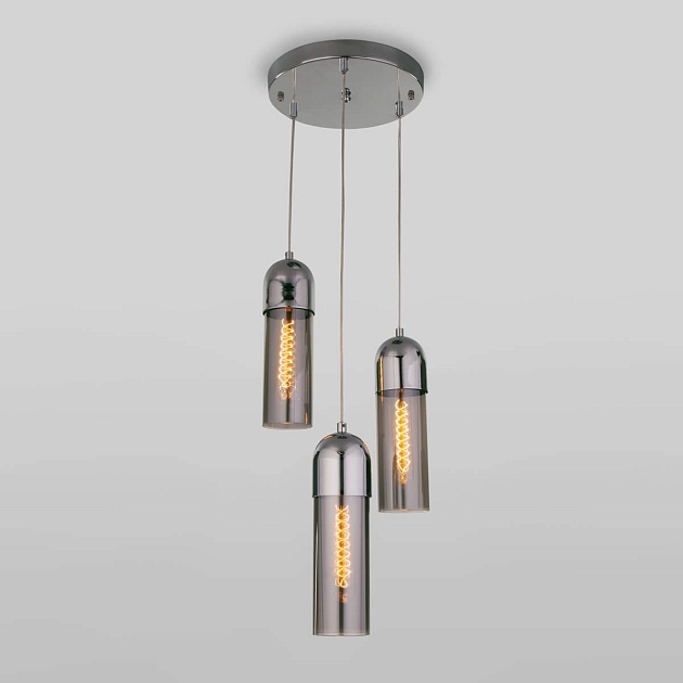 Подвесная люстра Eurosvet Airon 50180/3 дымчатый Фото № 3