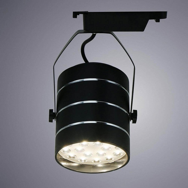 Трековый светодиодный светильник Arte Lamp Cinto A2718PL-1BK Фото № 2