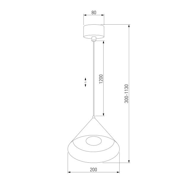 Подвесной светодиодный светильник Elektrostandard Conus 50316 LED a069333 изображение 2 Подвесной светодиодный светильник Elektrostandard Conus 50316 LED a069333 Фото № 2