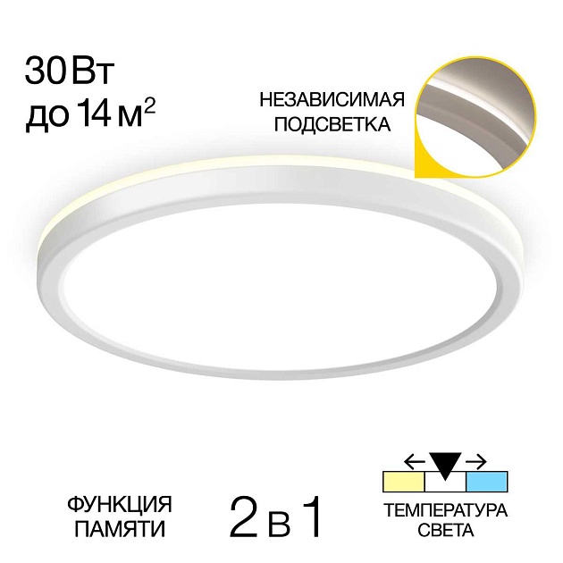 Потолочный светодиодный светильник Citilux Basic Line CL738240VL Фото № 1