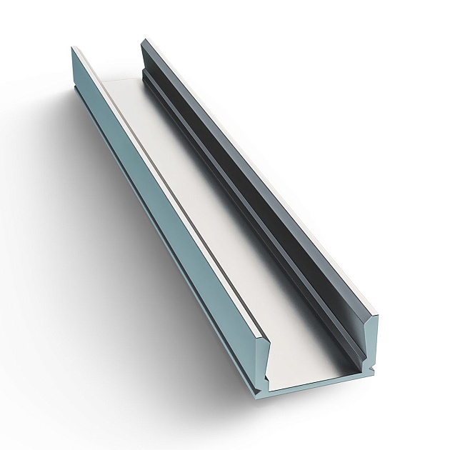 Профиль накладной серебро 2м. Apeyron 08-01-01 Фото № 1