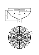 Потолочный светильник Maytoni Facet MOD094CL-06CH 1
