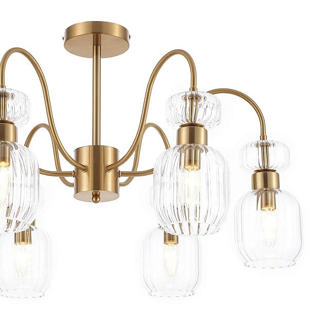 Потолочная люстра Escada Gloss 1141/6PL Clear Фото № 3