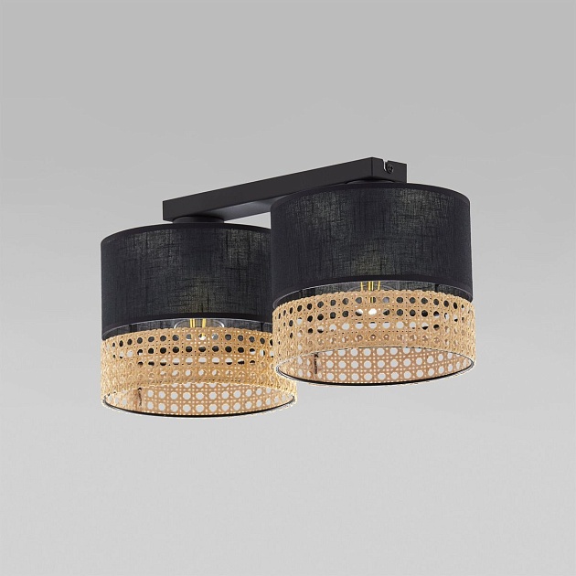 Потолочный светильник TK Lighting 6545 Paglia Black Фото № 1