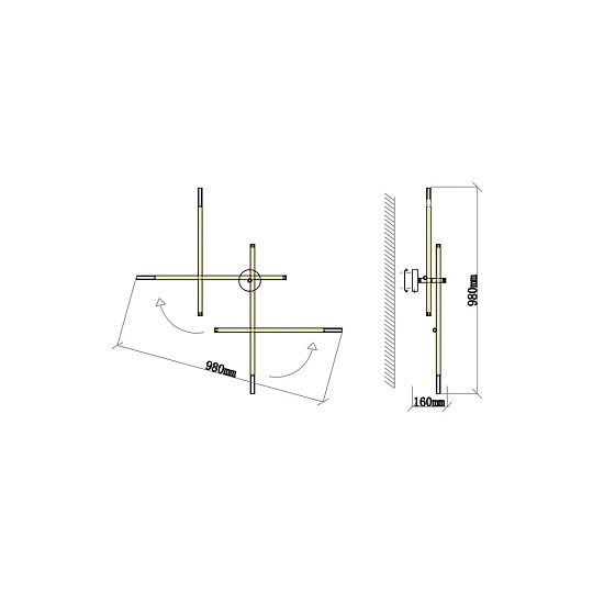 Бра Vele Luce Corda VL5534W34 Фото № 5