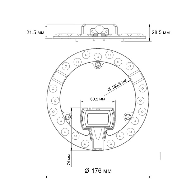 Светодиодный модуль Novotech Vax 357750 изображение 3 Светодиодный модуль Novotech Vax 357750 Фото № 3