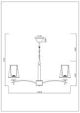 Подвесная люстра Arte Lamp Kensington A4098LM-8CC 1