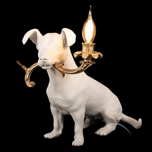 Настольная лампа Loft IT Dog 10312 White Фото № 4
