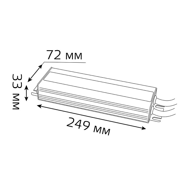Блок питания Gauss 12V 200W IP66 20A 202023200 изображение 4 Блок питания Gauss 12V 200W IP66 20A 202023200 Фото № 4