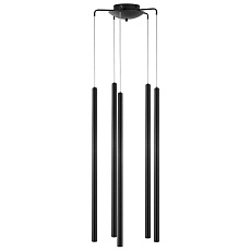 L5T747347 Люстра TUBO LED 25W 1600LM 25G ЧЕРНЫЙ 4000K