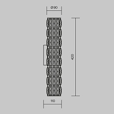 Бра Maytoni Talento DIA008WL-02CH 1