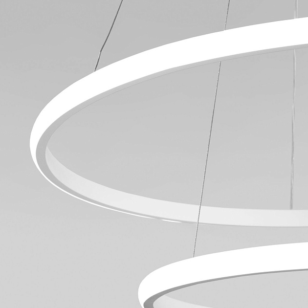 Подвесной светодиодный светильник Eurosvet Collars 90264/2 белый Фото № 4