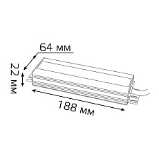 Блок питания Gauss 12V 100W IP66 10A 202023100 1