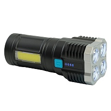 Фонарь ручной Feron TH2409 с аккумулятором USB ZOOM 48789 2
