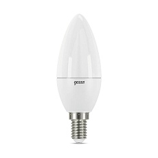 Лампа светодиодная диммируемая Gauss E14 7W 3000K матовая 103101107-D 2