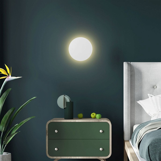 Настенный светильник TK Lighting 6009 Luna White Фото № 3