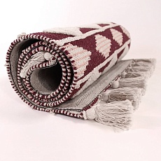 Ковер Tkano из хлопка бордового цвета Argyle из коллекции Ethnic, 160х230 см TK18-DR0002 5