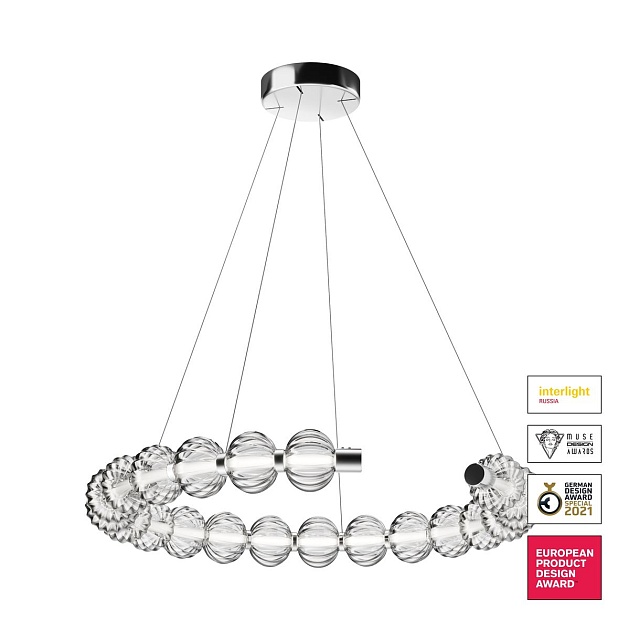 Подвесная светодиодная люстра Maytoni Amulet MOD555PL-L26CH4K Фото № 3